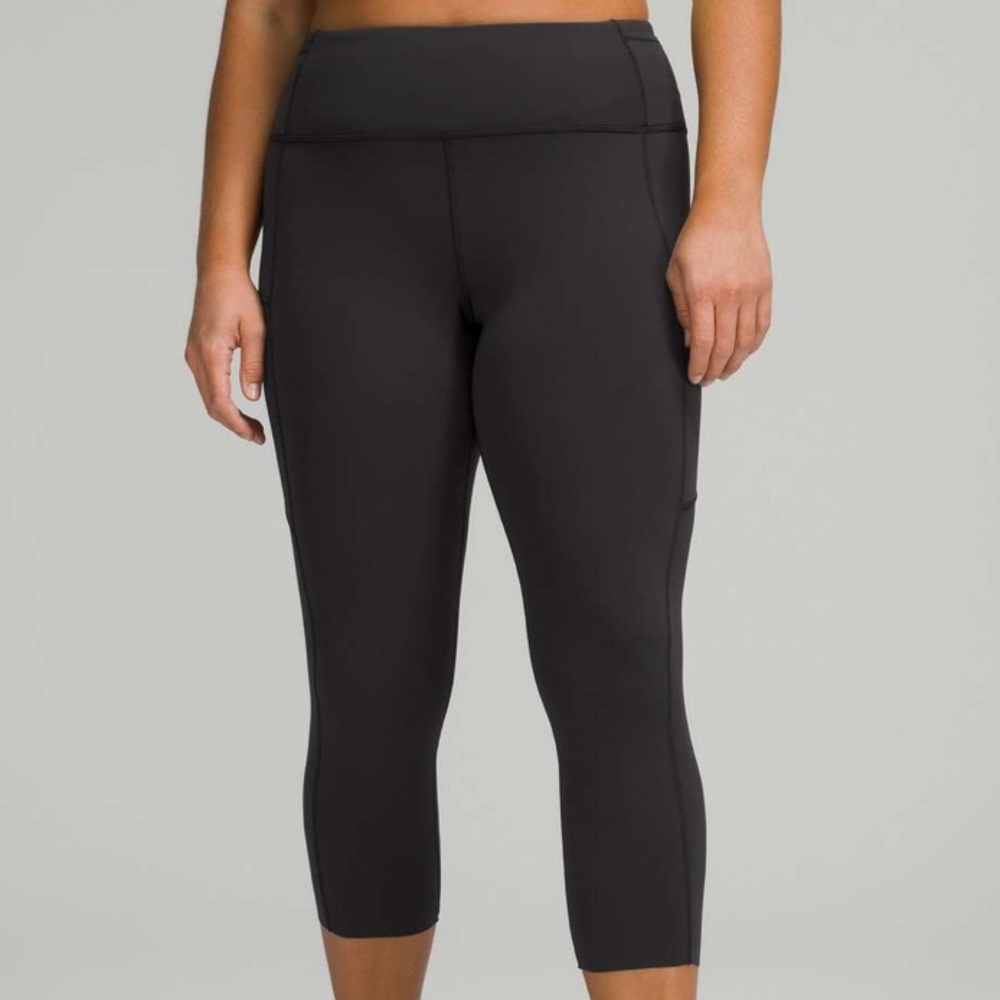Lululemon Fast and Free High-Rise Crop 23" *Brushed Nulux